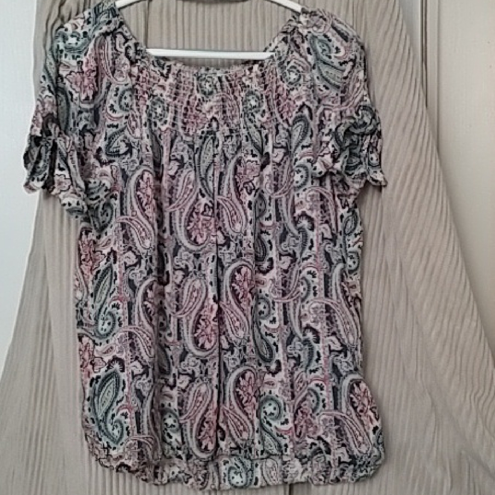 Paisley Print Women's Top